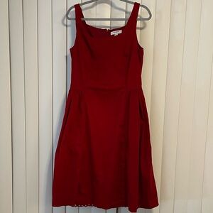 Isaac Mizrahi for Target Red Midi Dress 12